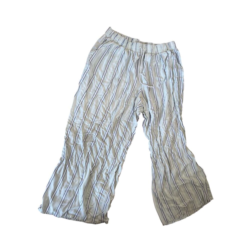 Sleep by Cacique striped lightweight green and blue pj lounge pants‎